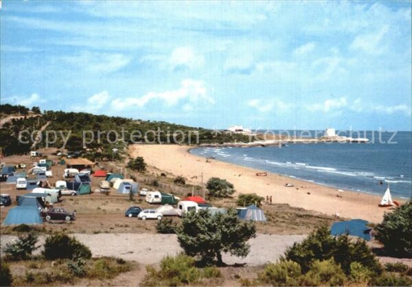 Peschici  Campeggio e spiaggia di Manacore