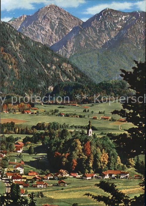 Ruhpolding mit Sonntagshorn und Reifelberge
