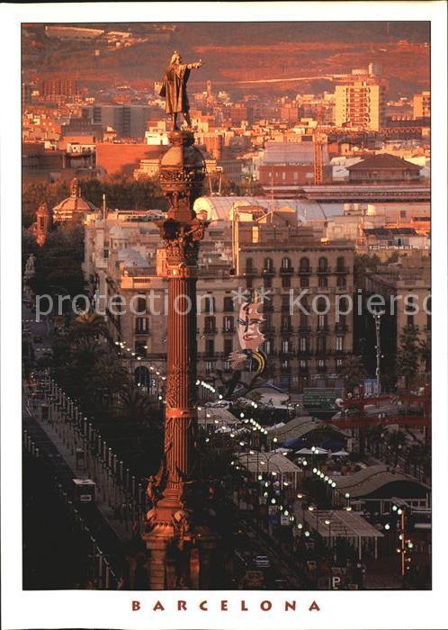 Barcelona Cataluna Monument a Colom