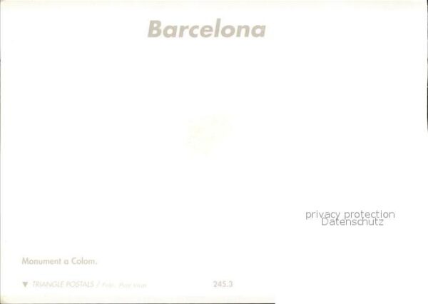 Barcelona Cataluna Monument a Colom – Bild 2