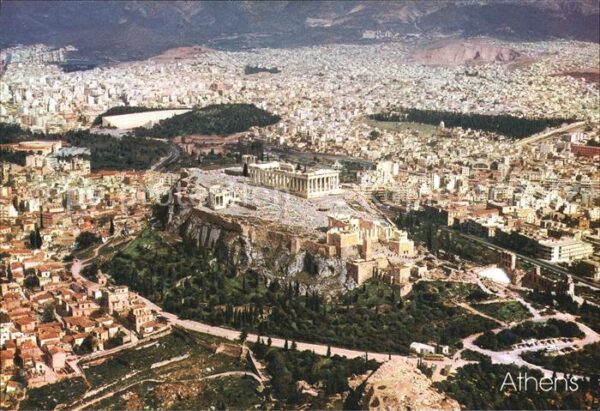 Athens Athen Fliegeraufnahme