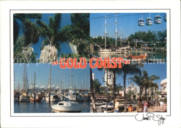 Gold Coast Australia Paradise Center Sea World Southport Mar