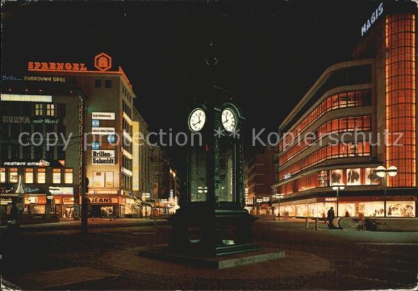 Hannover Georgstrasse Kröpcke-Uhr