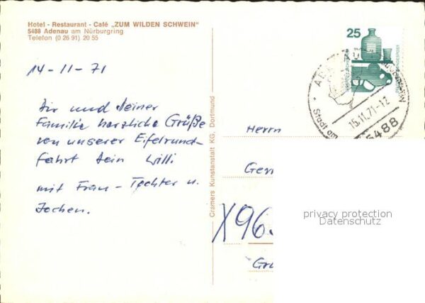 Adenau Ahrweiler Rheinland-Pfalz Hotel Restaurant Cafe Zum Wilden Schwei – Bild 2