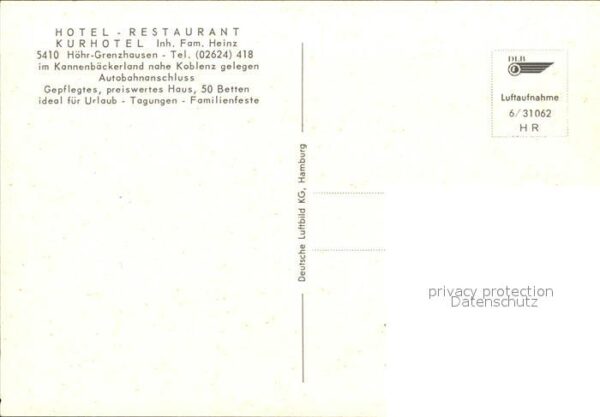 Hoehr-Grenzhausen Hotel Restaurant Kurhotel – Bild 2