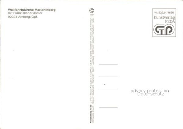 Amberg Oberpfalz Wallfahrtskirche Mariahilfberg – Bild 2