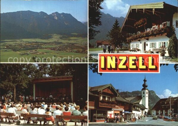 Inzell Bayerische Alpen Ortsansichten Panorama