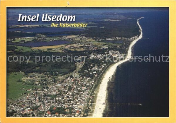 Usedom Kaiserbäde Luftbild