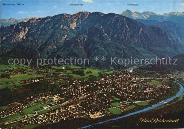 Reichenhall Bad Panorama Hochkönig Lattengebirge Hochka