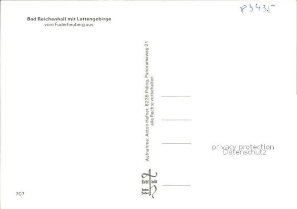 Reichenhall Bad Panorama Lattengebirge vom Fuderheuberg – Bild 2