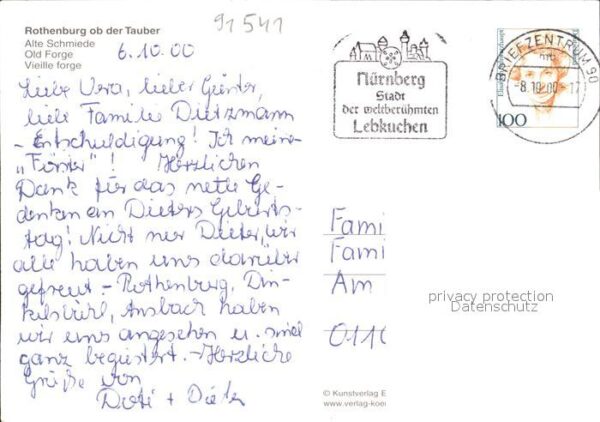 Rothenburg Tauber Alte Schmiede – Bild 2