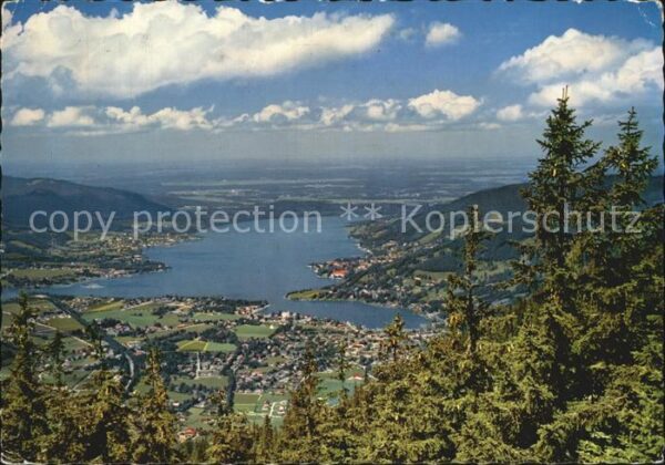 Tegernsee Blick vom Wallberg