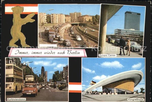 Berlin Europacenter Kongresshalle Kurfürstenda