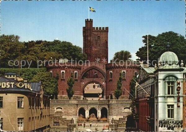 Helsingborg Schlossturm Terrasse König Oscar II
