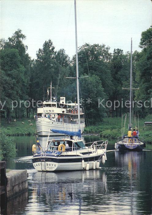 Schweden Göta Kanal Passagierschiff