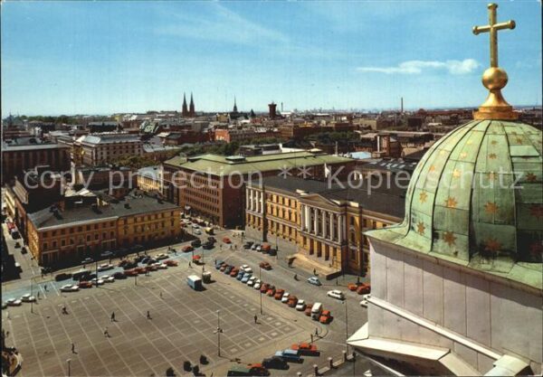 Helsinki Blick vom Dom zur Universität