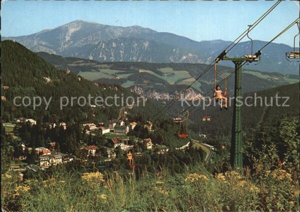 Semmering Niederoesterreich Luftkurort Sesselbahn Hirschenkogel