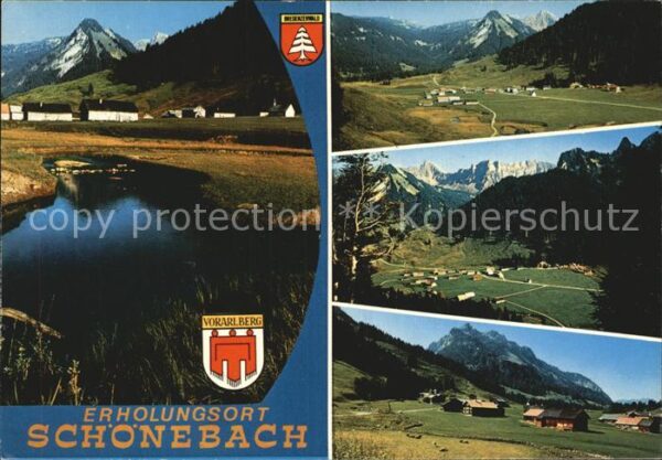 Schoenebach Vorarlberg Erholungsort Panoramen