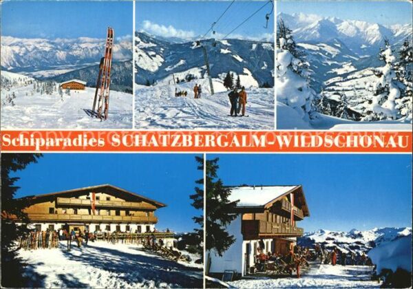 Thierbach Wildschoenau Skiparadies Schatzbergalm Winter