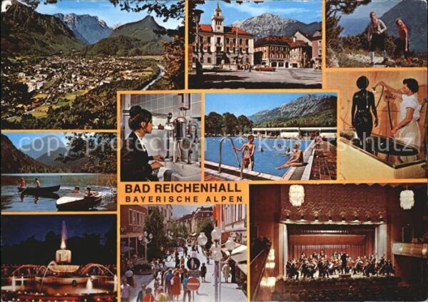 Bad Reichenhall Schwimmbad Theater Kurklinik Springbrun