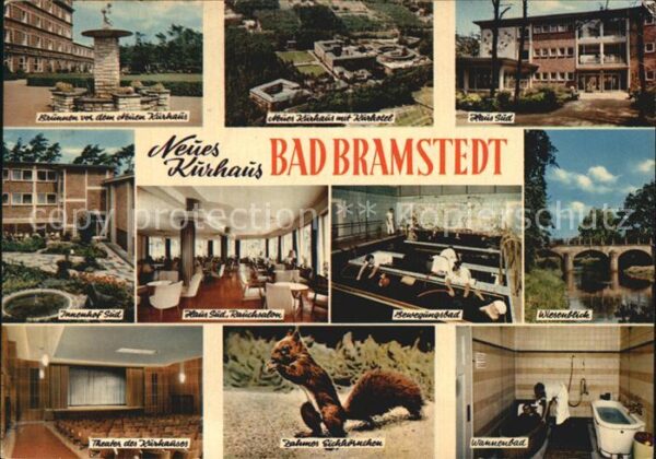 Bad Bramstedt Brunnen Kurhaus Kurhotel Rauchsalon Bew