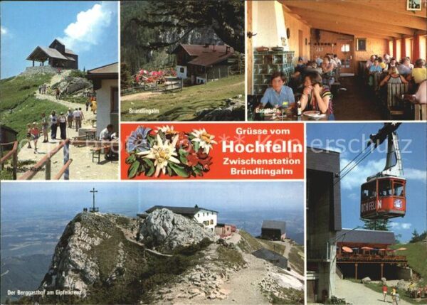 Hochfelln Bergen Talstation Kabinenseilbahn Berggasthof