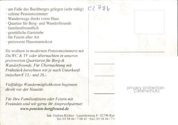 Jonsdorf Pension Bergfreund – Bild 2