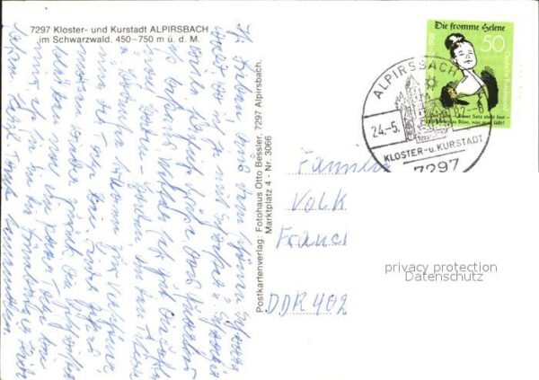 Alpirsbach KlosterKurstadt Müttergenesungsheim Jug – Bild 2