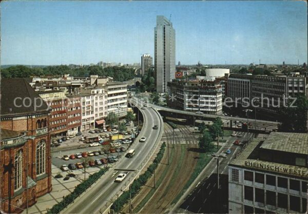 Duesseldorf Berliner Allee Hochstraße Thyssen Hochh