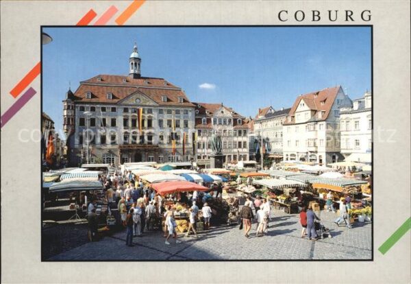 Coburg Marktplatz Rathaus