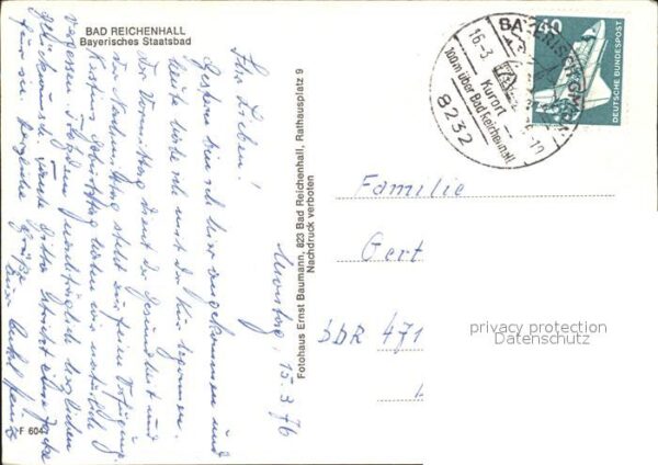 Bad Reichenhall Kurhaus Kurgarten Rathausplatz Quellenb – Bild 2
