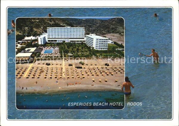 Rhodos Rhodes Aegaeis Esperides Beach Hotel