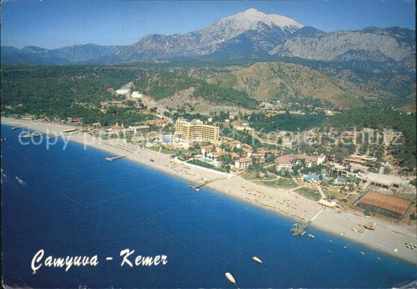 Kemer Tuerkei Turkey Türkei Strand Panorama Luftbild