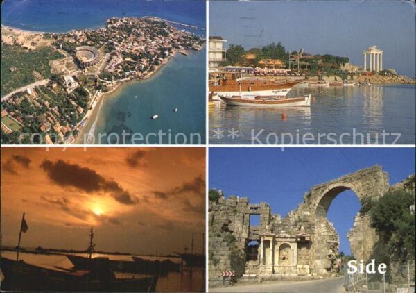 Side Antalya Theater Vespasiantor Apollontempel Aben