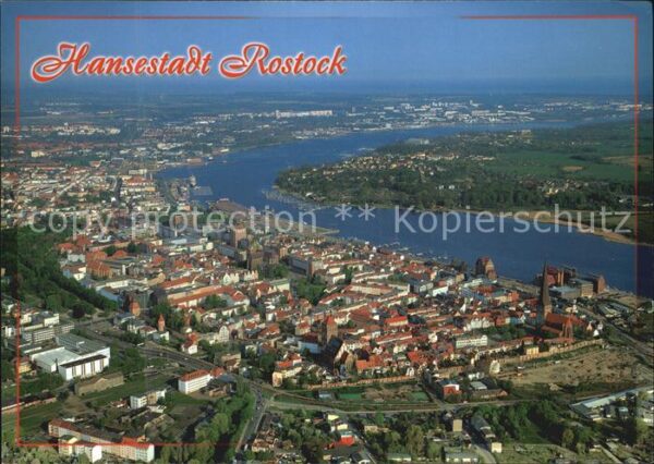 Rostock Hansestadt Luftbild
