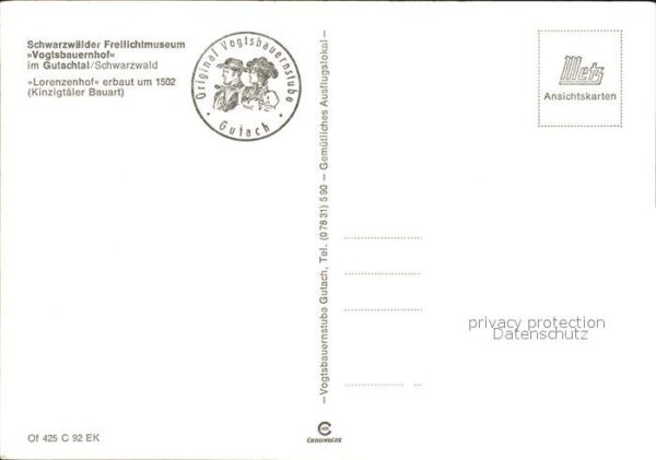 Gutachtal Schwarzwälder Freilichtmuseum Vogtsbaue – Bild 2