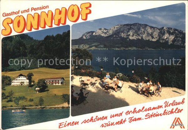 Unterach Attersee Gasthof Pension Sonnhof