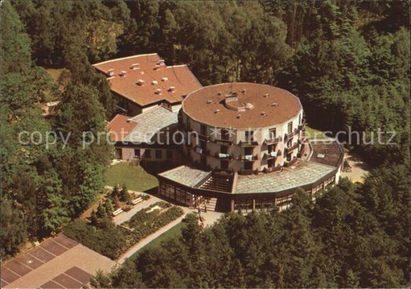 Porta Westfalica Fliegeraufnahme Kurhaus Weserbergland