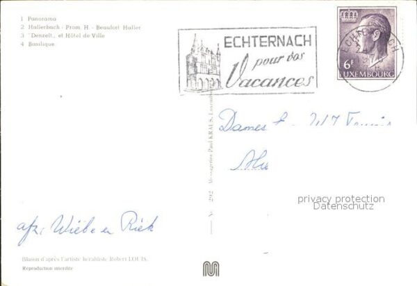 Echternach Panorama Hallerbach Denzelt Basilique – Bild 2