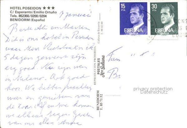Benidorm Hotel Poseidon Speiseraum Doppelzimmer – Bild 2