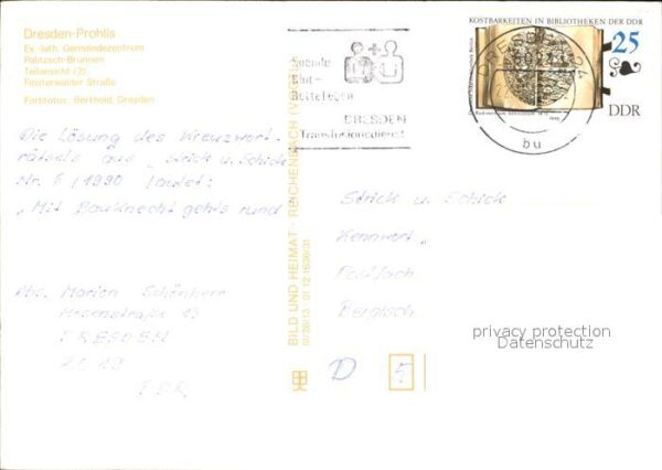 Dresden Gemeindezentrum Palitsch Brunnen Finste – Bild 2