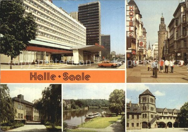 Halle Saale Interhotel Klement Gottwald Strasse Päd