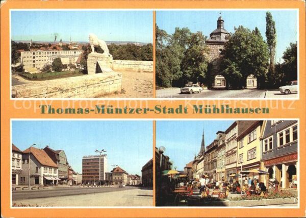 Muehlhausen Thueringen Teilansicht Am Frauentor Wilhelm Piek P