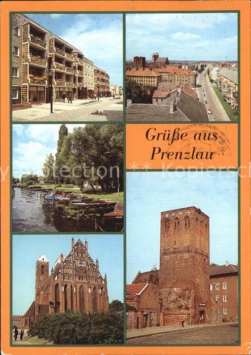 Prenzlau Strasse der Republick Blick vom Steinto