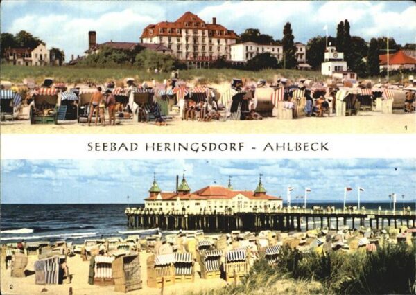 Ahlbeck Ostseebad Seebrücke FDGB Heim Solidarität