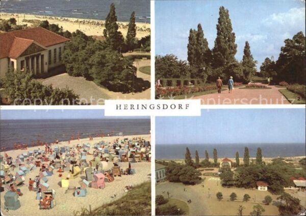 Heringsdorf Ostseebad Usedom Kulturhaus Kurpromenade Strand Musikpav