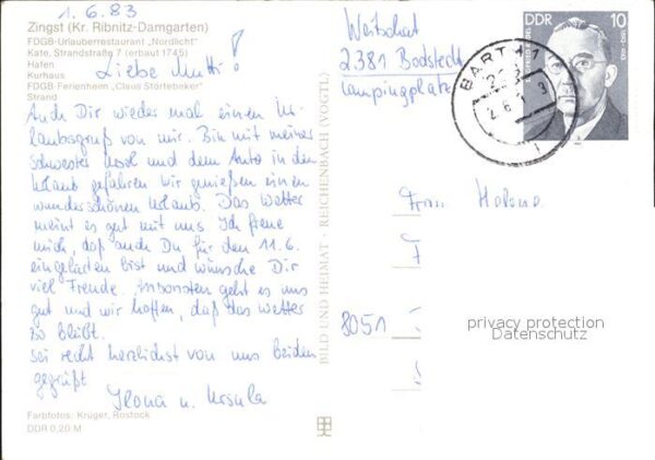 Zingst Ostseebad Urlauberrestaurant Nordlicht Kate Stran – Bild 2
