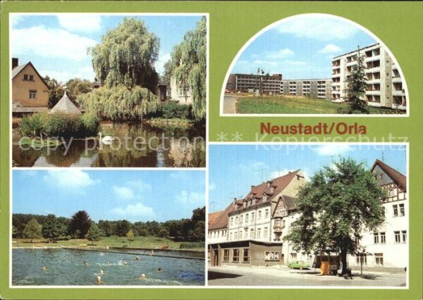 Neustadt Orla Am Gamsenteich Neubaugebiet Schwimmbad
