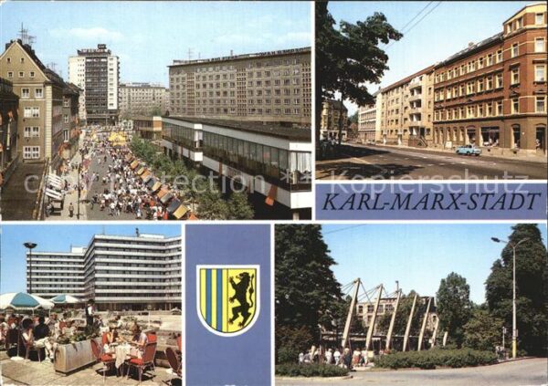 Karl-Marx-Stadt Klosterstrasse Mühlenstrasse Hotel Kong