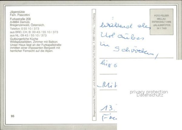 Damuels Vorarlberg Jägerstüble – Bild 2